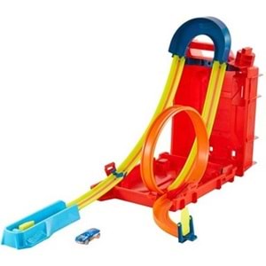Hot Wheels Track Builder Benzin Bidonu Akrobasi Seti