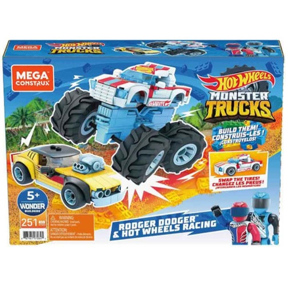 Mega Construx Hot Wheels Monster İkili Yarış Paketi MTL-GYG22