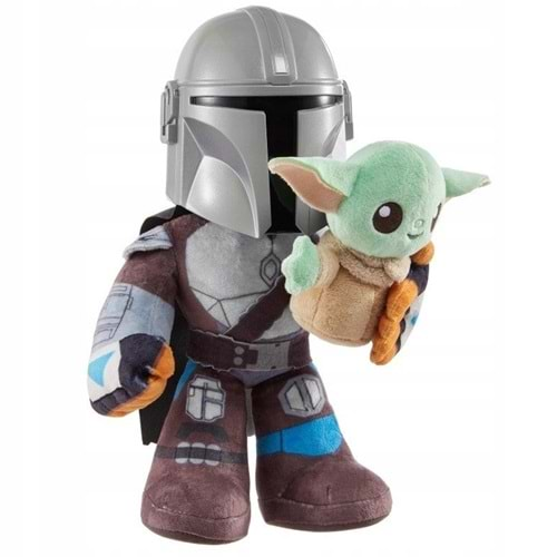 Star Wars Mandalorian Sesli Peluş Figür MTL-HNT52