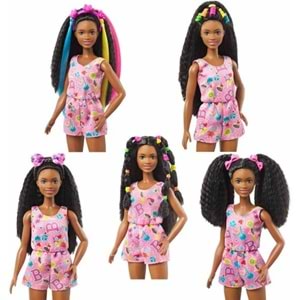 Barbie Brooklyn Eğlenceli Saçlar Oyun Seti HHM39