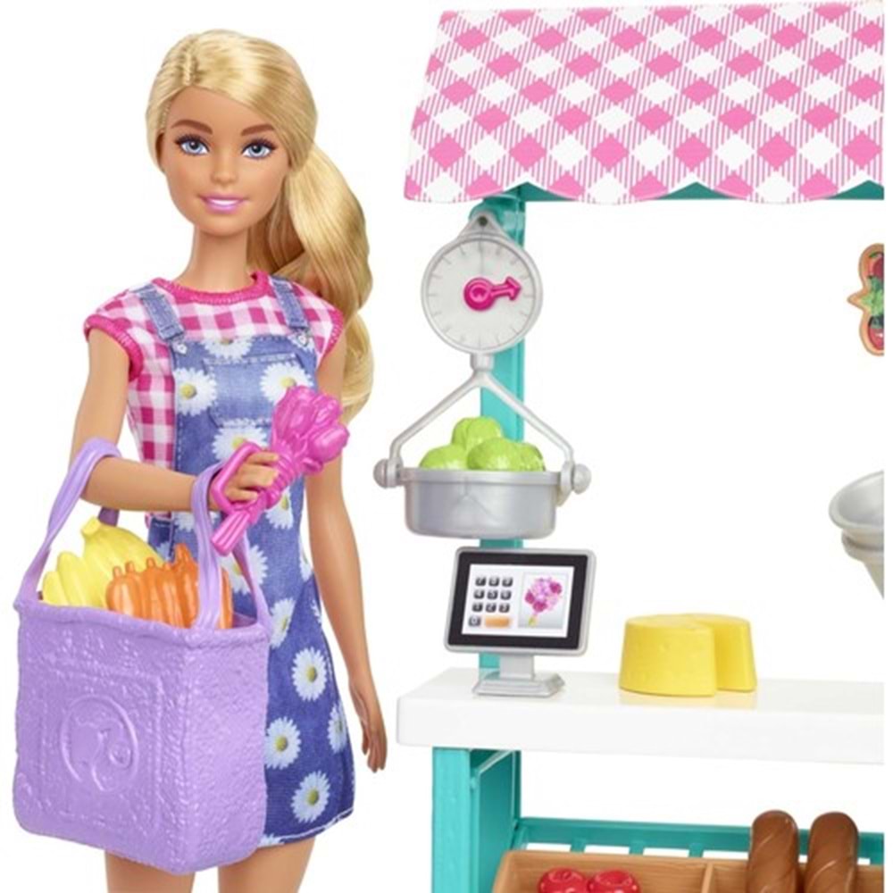Barbie Çiftçi Pazarı Oyun Seti HCN22