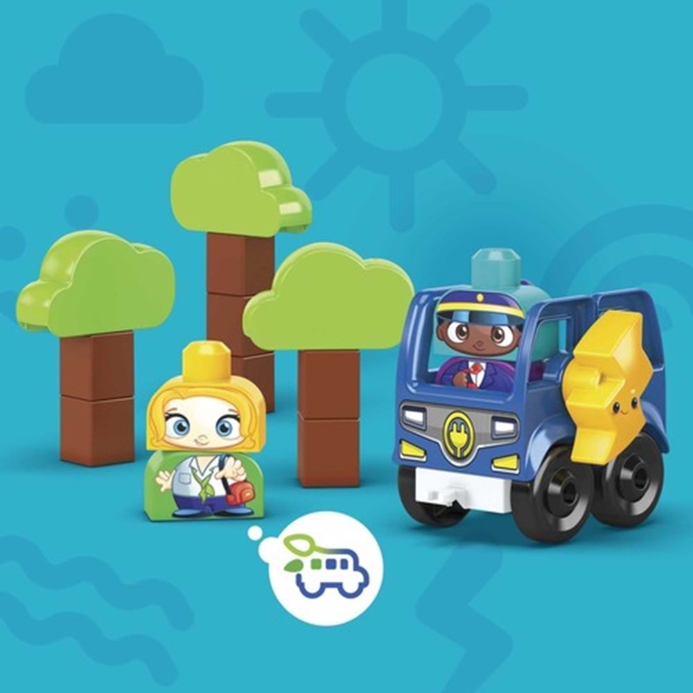 Mega Bloks Doğa Otobüs Seti 36 Parça HDX90