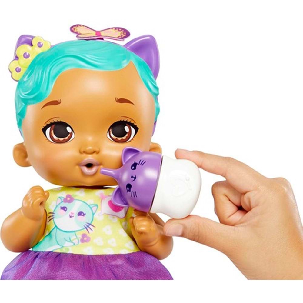 My Garden Baby Yavru Kedi Bebeğimin Bakım Zamanı: Mavi Saçlı Bebek HHL22