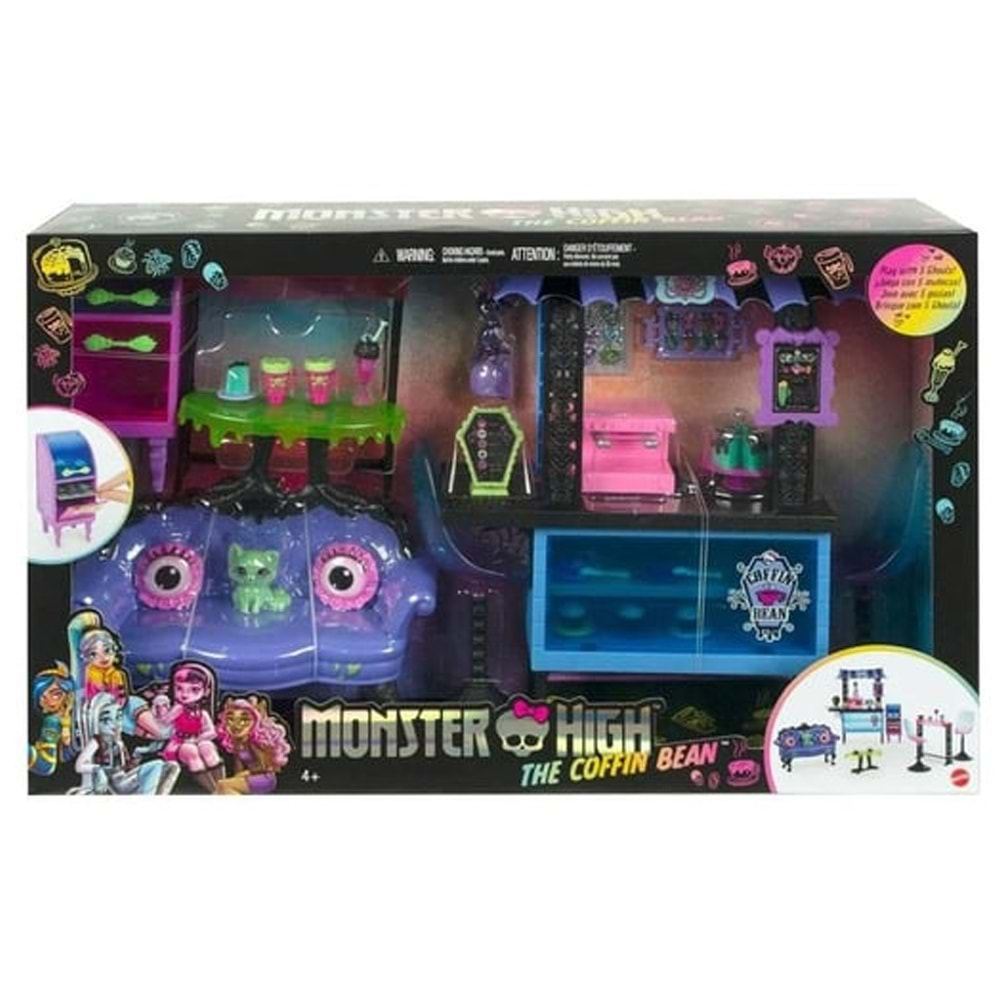 Monster High Coffin Bean Restoran Oyun Seti HHK65