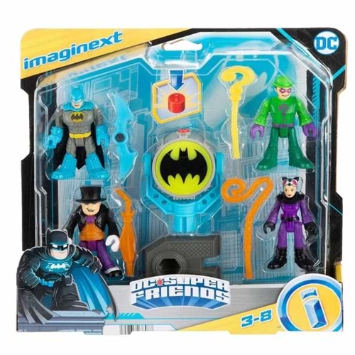 Imaginext Dc Super Friends Bat-Tech Bat-Signal Figür Seti