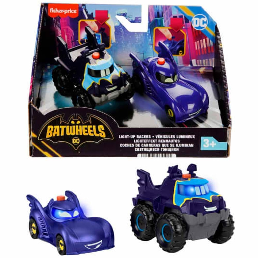 Fisher Price Batwheels Işıklı Yarışçılar