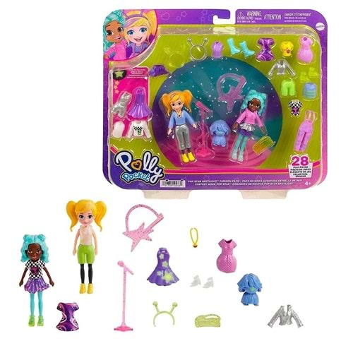 Polly Pocket Ve Arkadaşları Farklı Moda Aksesuarları Oyun Setleri