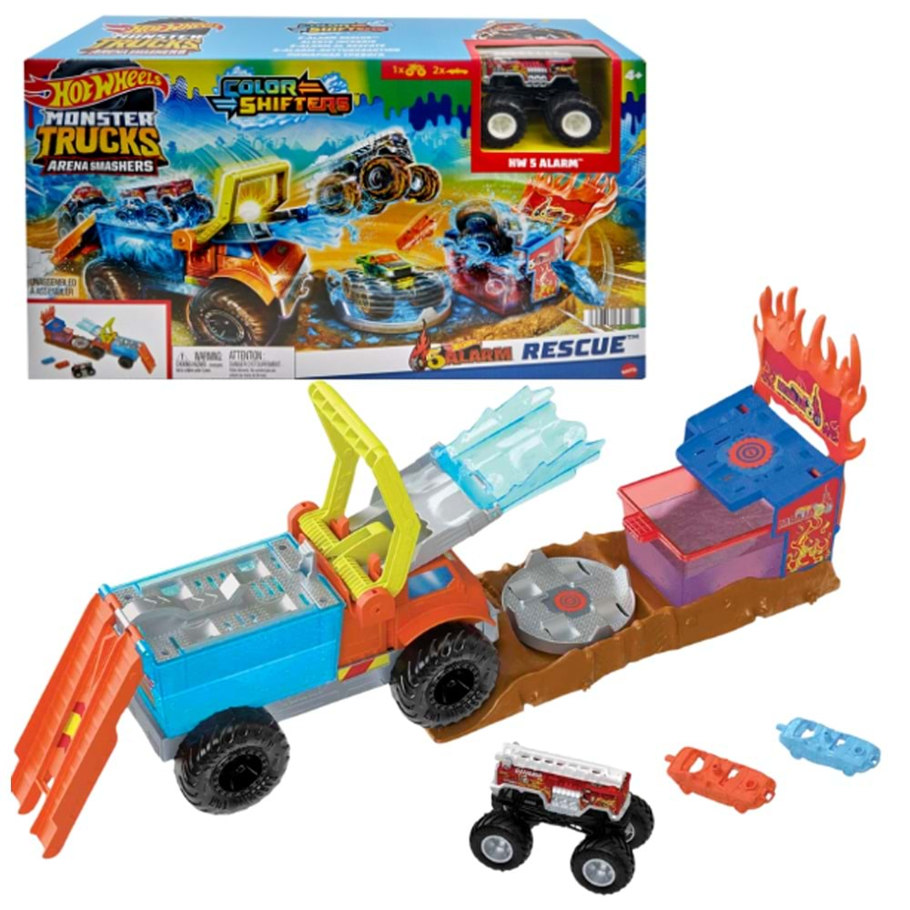 Hot Wheels Monster Trucks Arena Mücadelesi Color Shifters Oyun Seti