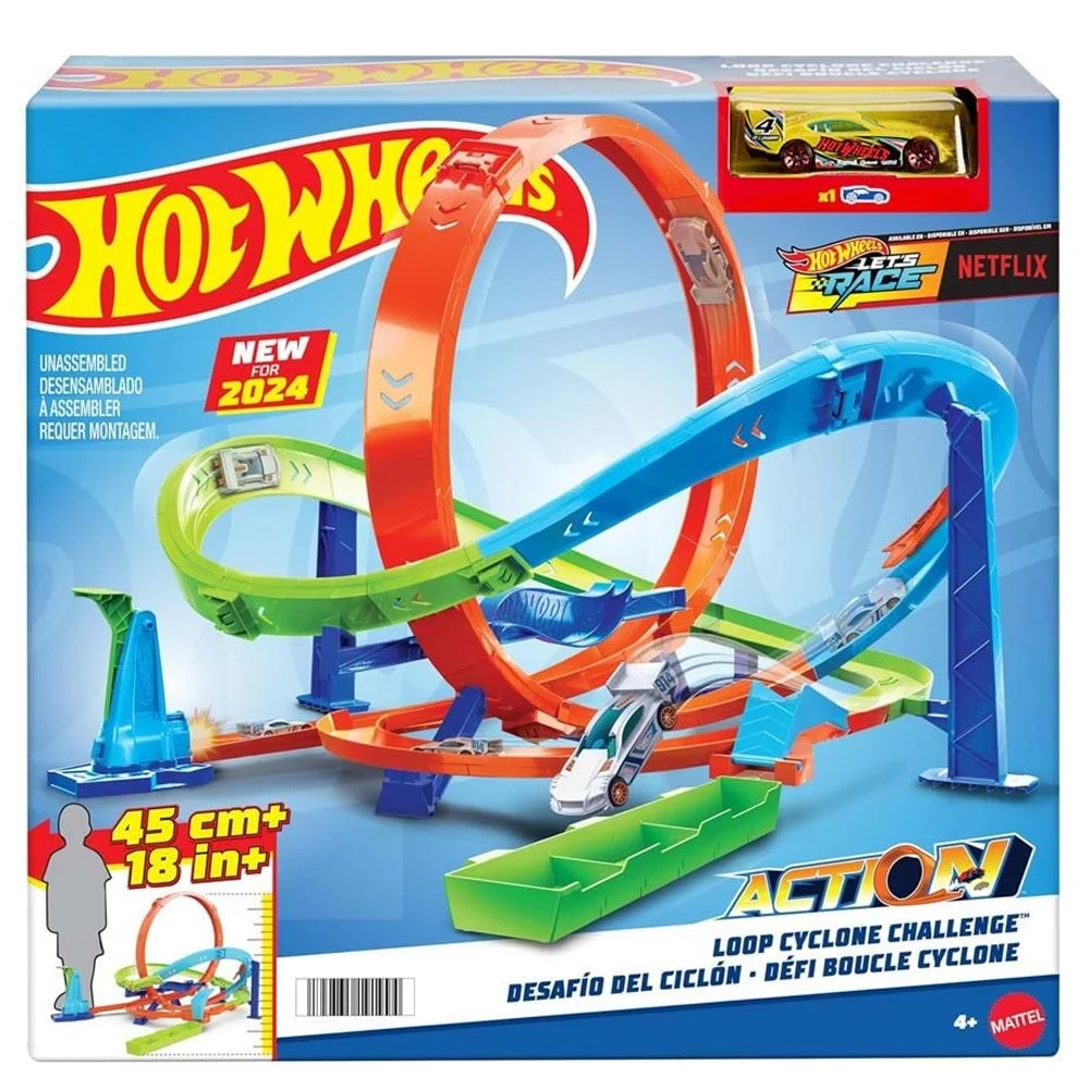 Hot Wheels Bumerang Çemberli Yarış Pisti