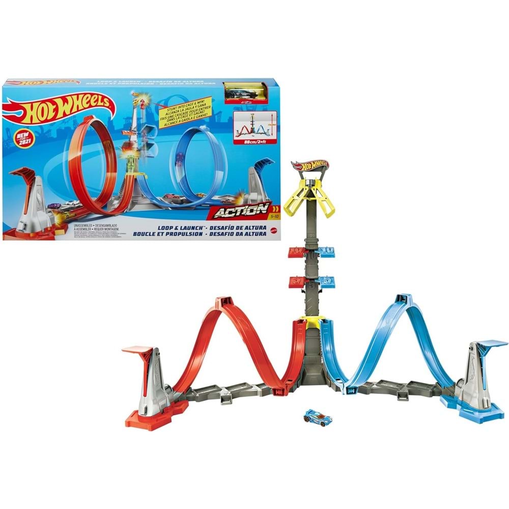 Hot Wheels Dikey Uçuş Heyecan Yarış Seti