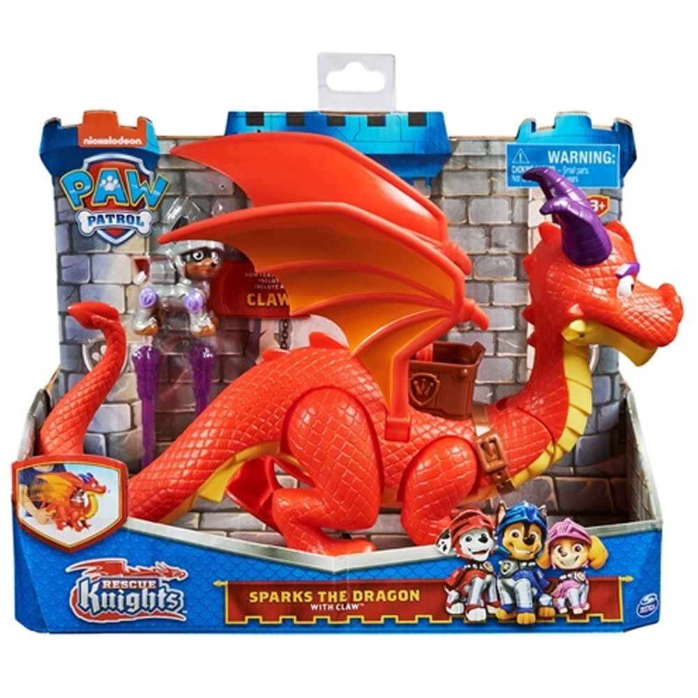 Paw Patrol Rescue Knights Sparks the Dragon Oyun Seti