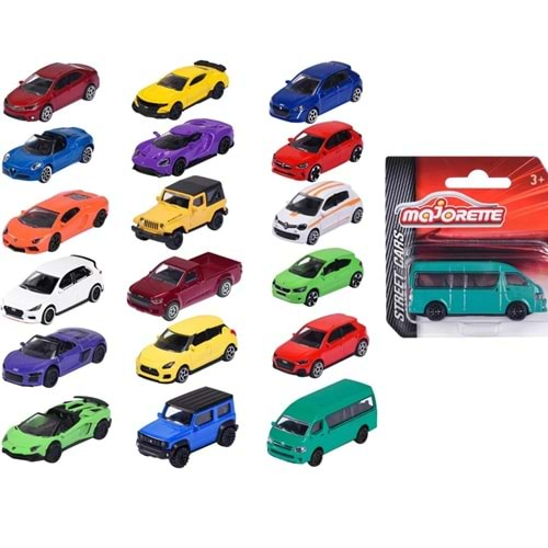 Majorette Street Cars Assortment, 18-Asst. Sokak Arabaları