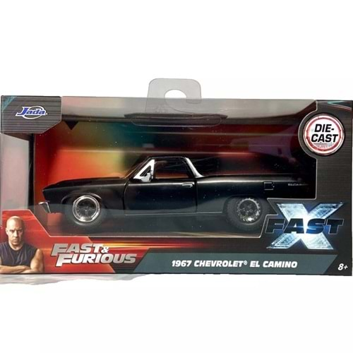 Jada Fast & Furious 1967 El Camino (F10) 1:24 Zaman Makinesi Model Araba