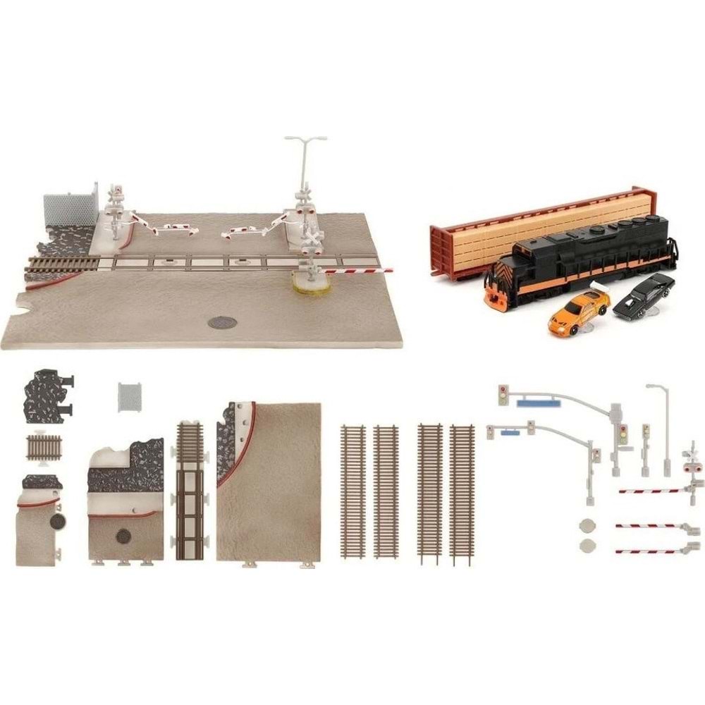 Jada Fast & Furious Nano Train Scene Diorama
