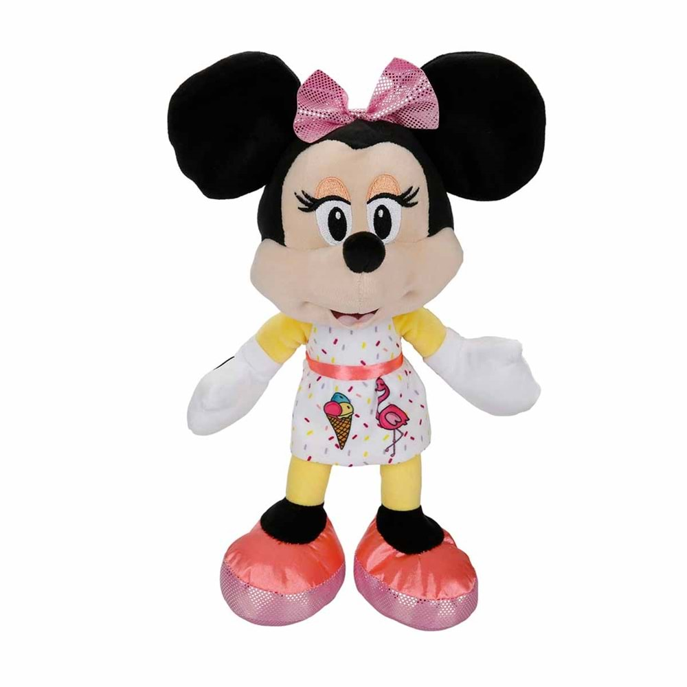 Sunman Oyuncak Peluş Core Minnie Flamingo Elbiseli 25 Cm