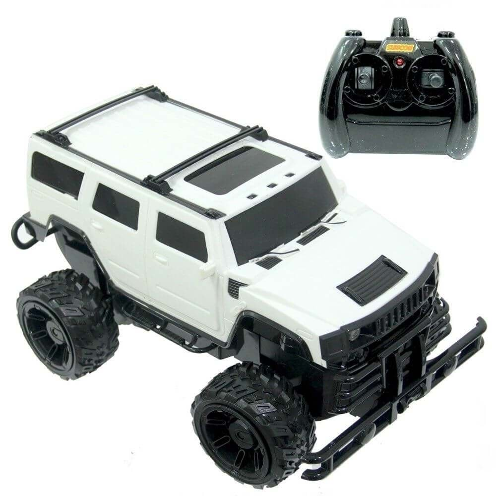 Sunman Oyuncak Işıklı Uzaktan Kumandalı Big Foot Usb Şarjlı Hummer Araba 34 Cm 1:14