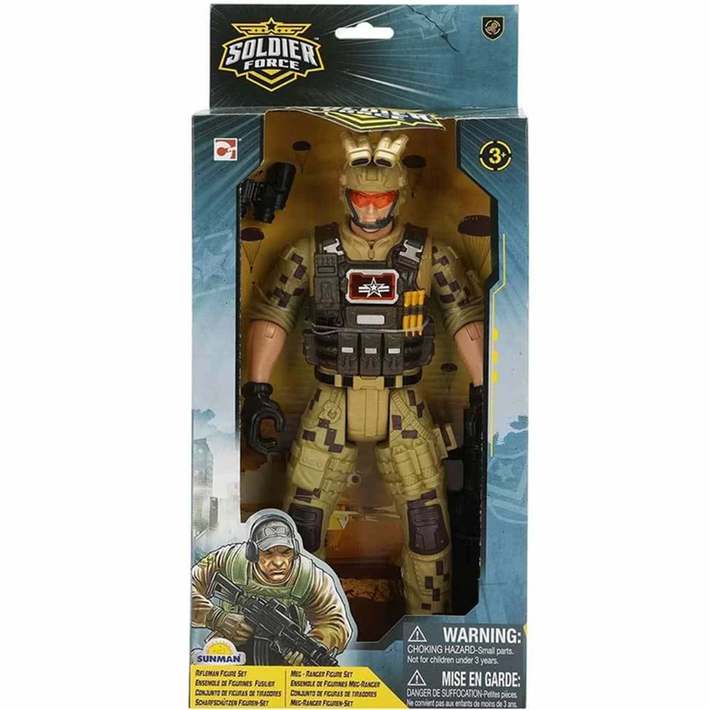 Sunman Oyuncak Soldier Force Asker Figür 32 cm