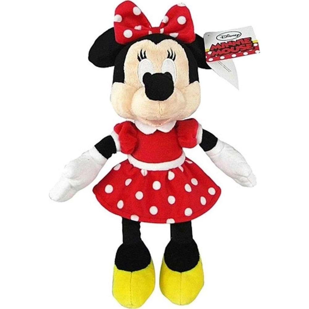 Sunman Oyuncak Minnie Kırmızı Elbiseli Peluş 25 Cm