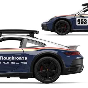 Sunman Oyuncak Uzaktan Kumandalı Araba 1/14 Porsche 911 Dakar Performance F/f 2.4ghz.