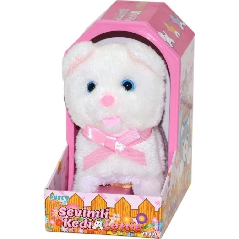 Sunman Oyuncak Peluş Sevimli KEdi Lottie