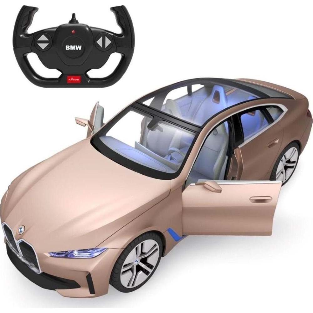 Sunman Oyuncak Uzaktan Kumandalı 1/14 F/f Bmw İ4 Concept 2.4ghz.platin Gold