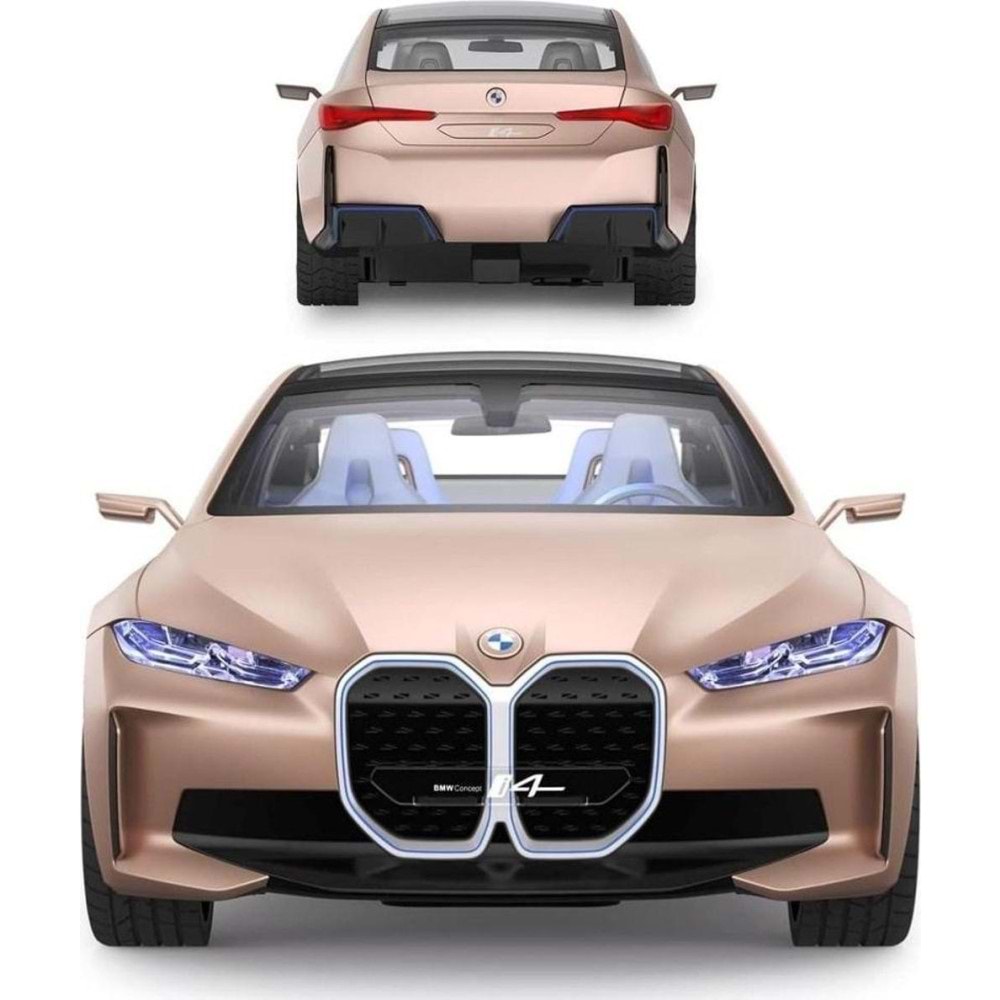 Sunman Oyuncak Uzaktan Kumandalı 1/14 F/f Bmw İ4 Concept 2.4ghz.platin Gold