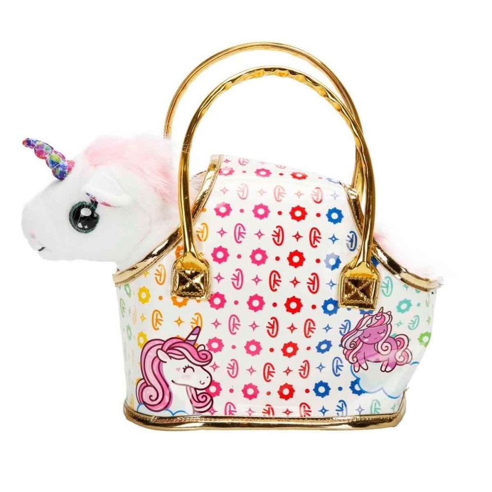 Sunman Oyuncak Peluş Unicorn Taşıma Çantalı