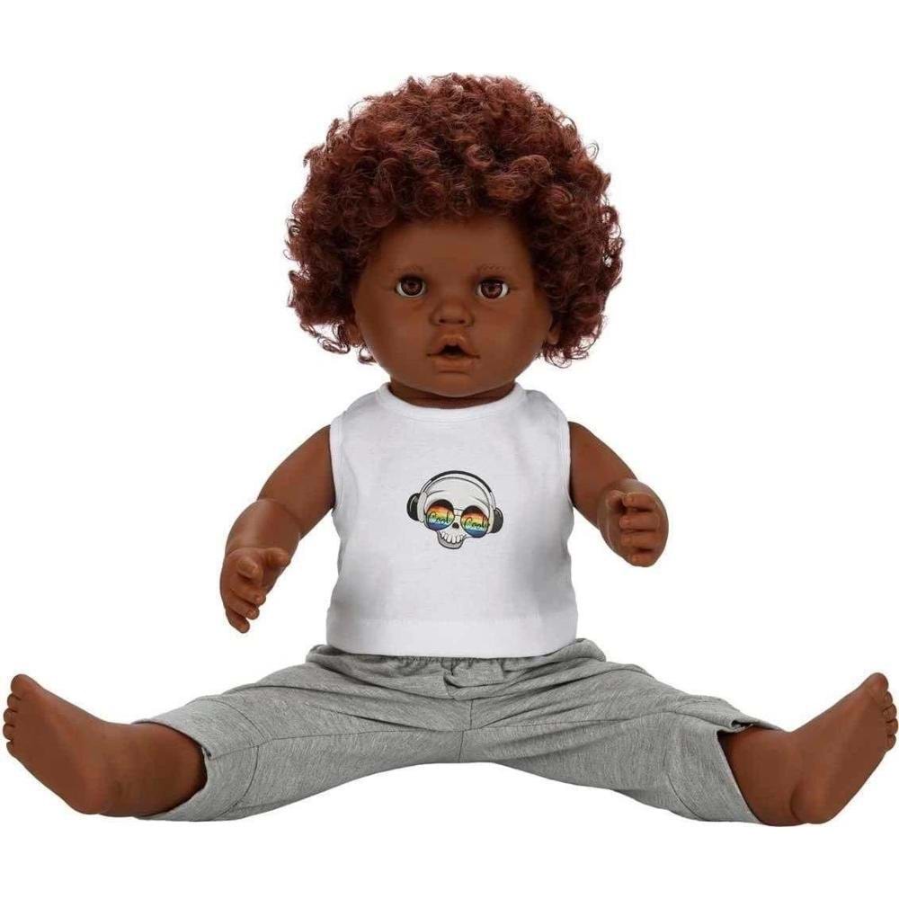 Sunman Oyuncak Bebek Dada Kıvırcık Saçlı 60 Cm