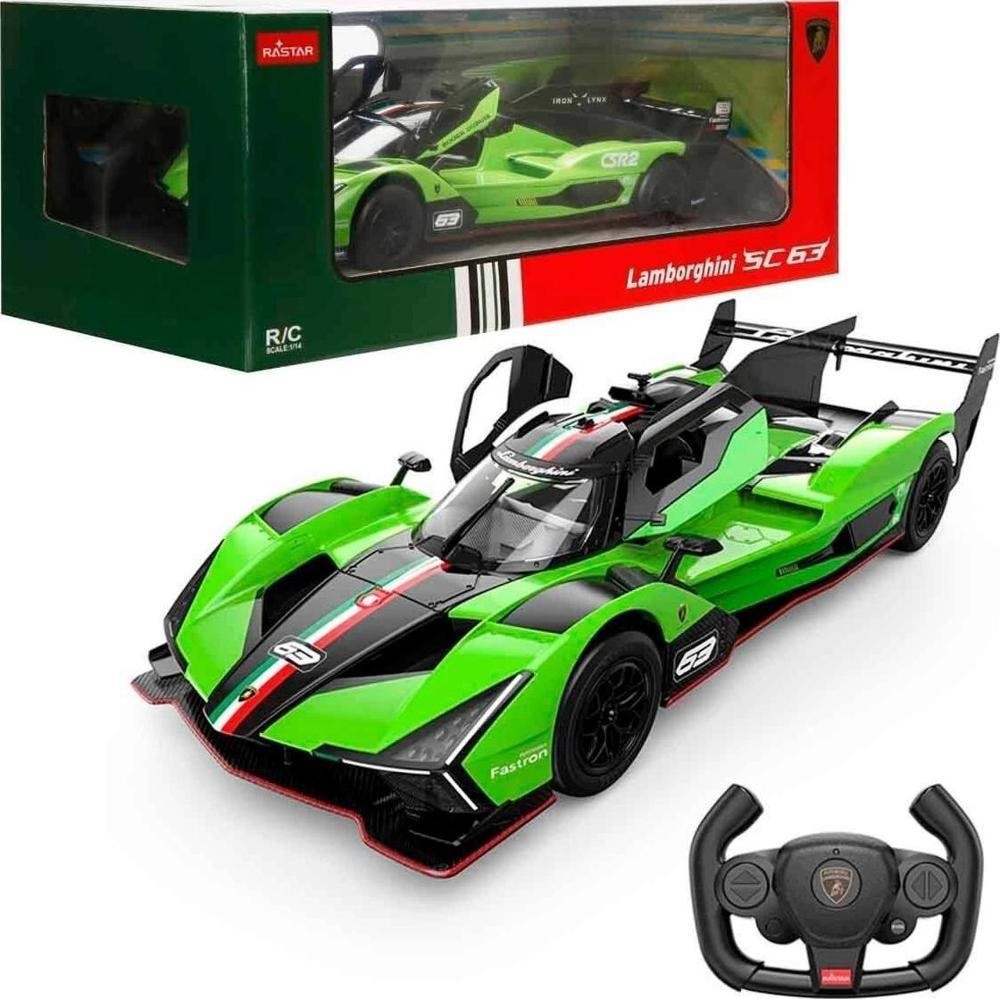 Sunman Oyuncak Uzaktan Kumandalı Araba 1:14 Işıklı Lamborghini SC63