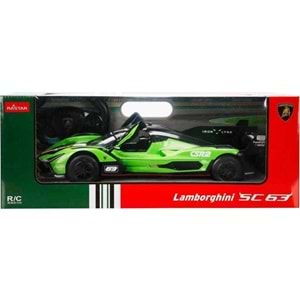 Sunman Oyuncak Uzaktan Kumandalı Araba 1:14 Işıklı Lamborghini SC63