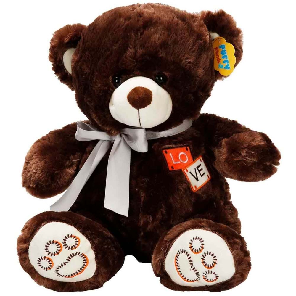 Sunman Oyuncak Peluş Ayı Oturan Kurdelalı 46cm2r. SUN-S04001011