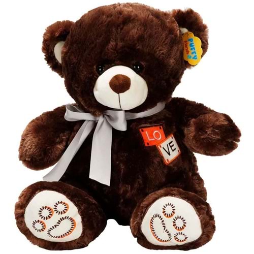 Sunman Oyuncak Peluş Ayı Oturan Kurdelalı 46cm2r. SUN-S04001011
