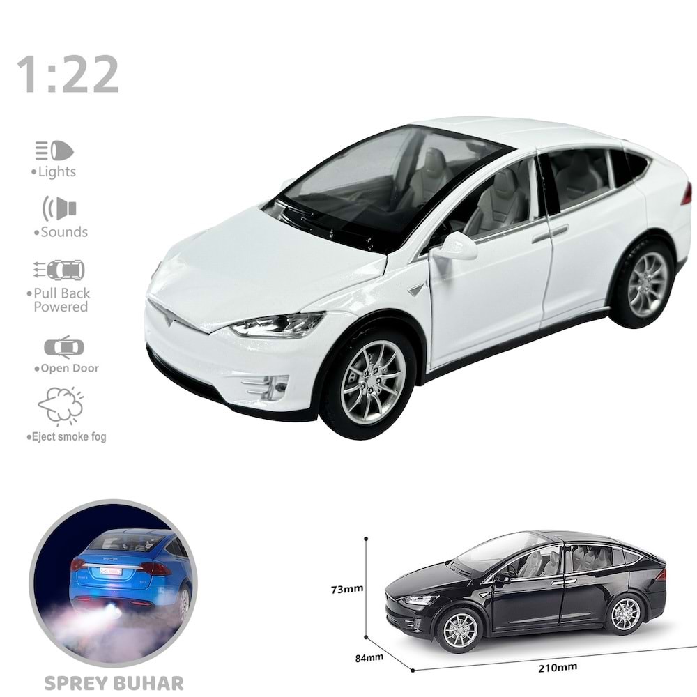 Vardem Oyuncak Çek Bırak 1:22 Sesli Ve Işıklı Buharlı Tsl Araba VRD-HCL-511A (1 Adet)