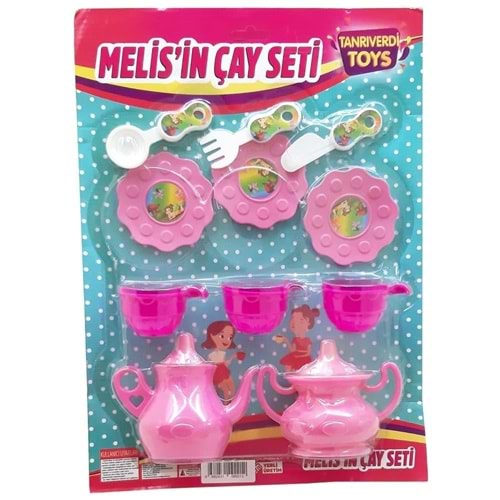 Asya Oyuncak Orta Boy Kartela Çay Seti SMK021