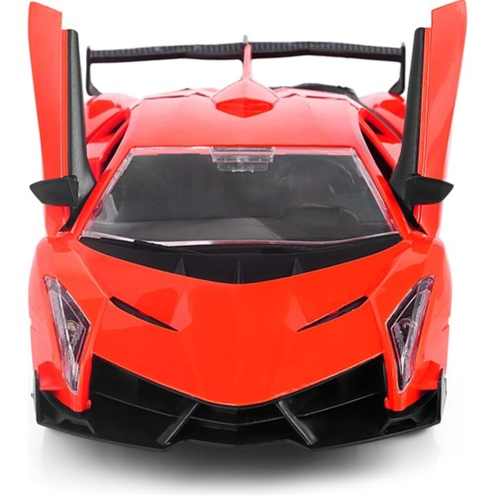 Galtoys Şarjlı Uzaktan Kumandalı Araba Lambo Car Kırmızı 1:16 F/F