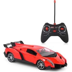 Galtoys Şarjlı Uzaktan Kumandalı Araba Lambo Car Kırmızı 1:16 F/F