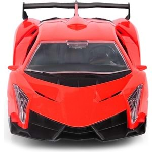 Galtoys Şarjlı Uzaktan Kumandalı Araba Lambo Car Kırmızı 1:16 F/F