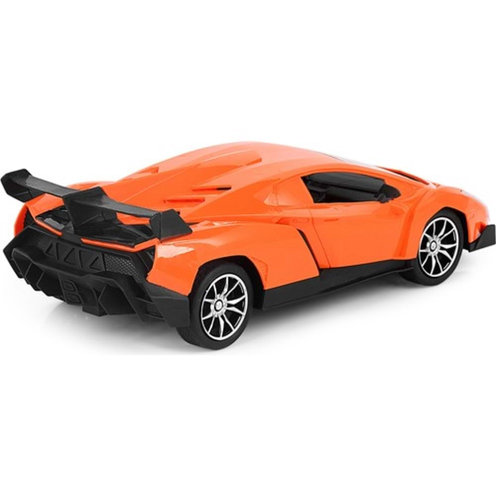 Galtoys Şarjlı Uzaktan Kumandalı Araba Lambo Car Turuncu 1:16 F/F