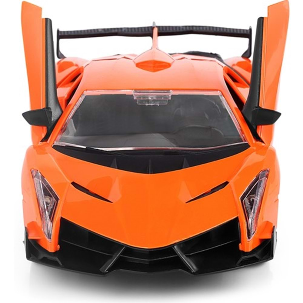 Galtoys Şarjlı Uzaktan Kumandalı Araba Lambo Car Turuncu 1:16 F/F