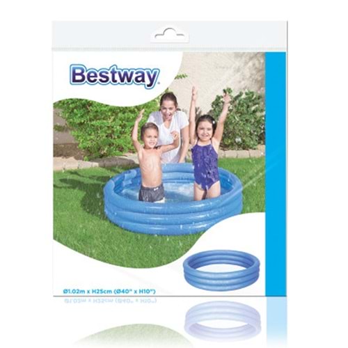 Bestway Havuz Renkli 3Bl 102x25 Cm Kzld-Bw51024