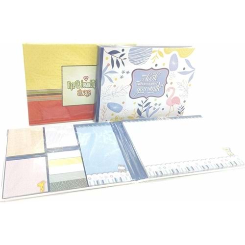 Not Yaz Kreatif Sticky Notebook Güzel Hayat KS-3402