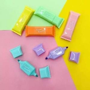 Pinco Fosforlu Kalem Cnady Mini 6 Lı DL-206