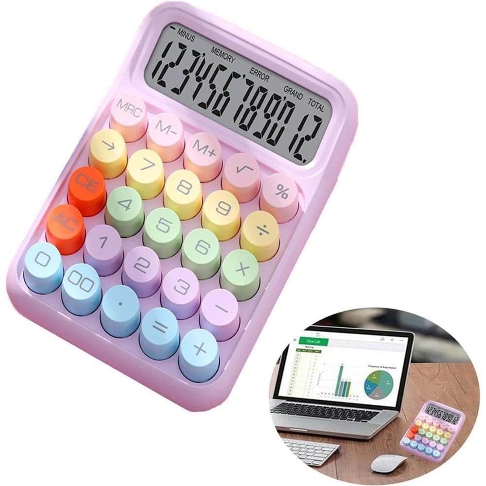Pıano Renkli Hesap Makinesi