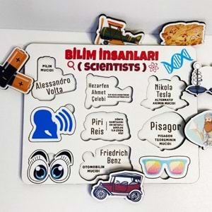 Moon Beavers Bilim İnsanları - 2 Ahşap Eğitici Oyun