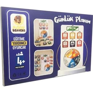 Moon Beavers Günlük Planım Ahşap Eğitici Oyun