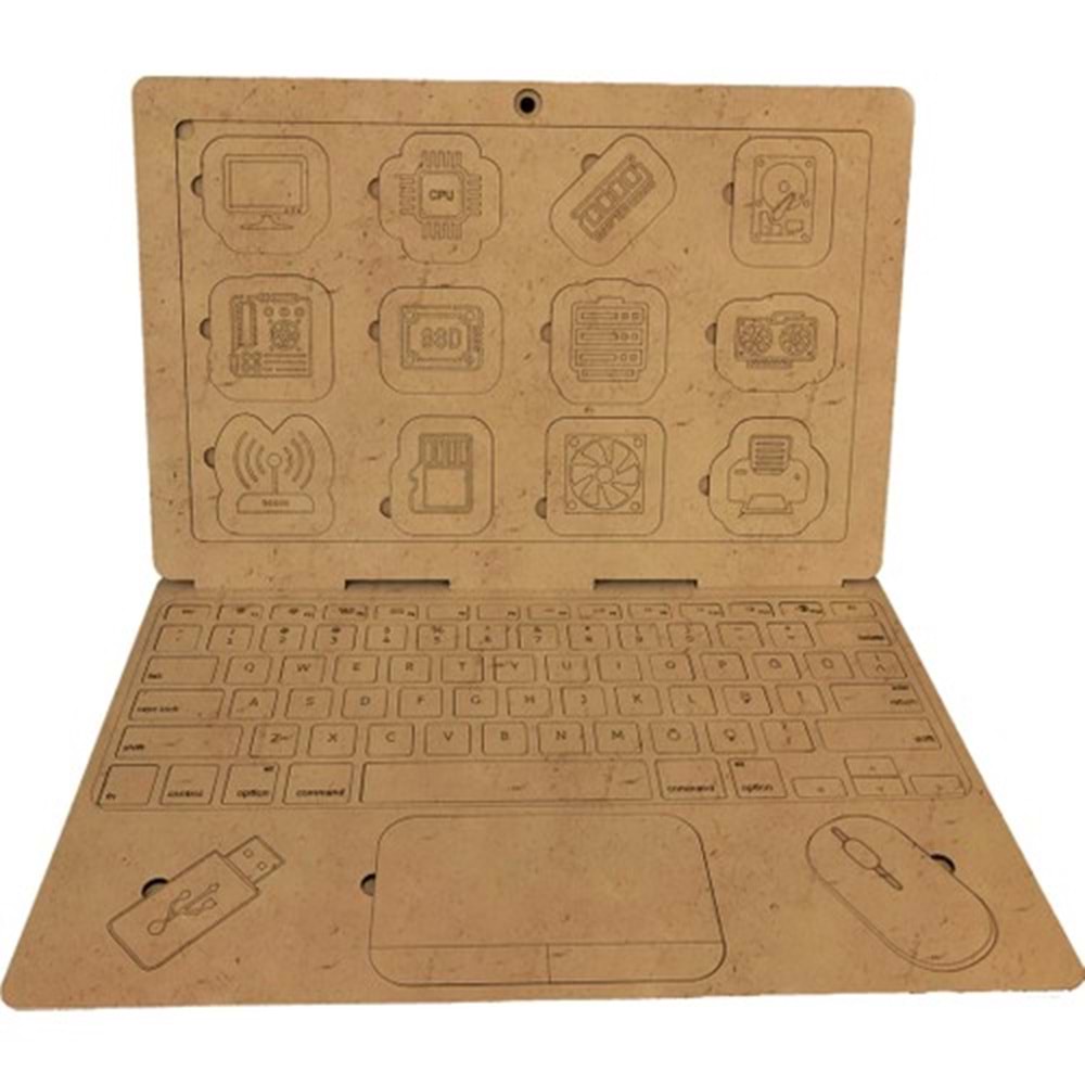 Moon Beavers Dizüstü Bilgisayar Ahşap Eğitici Oyun