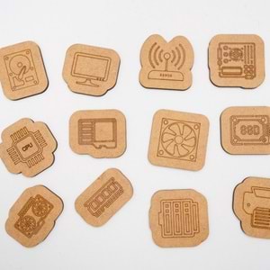 Moon Beavers Dizüstü Bilgisayar Ahşap Eğitici Oyun