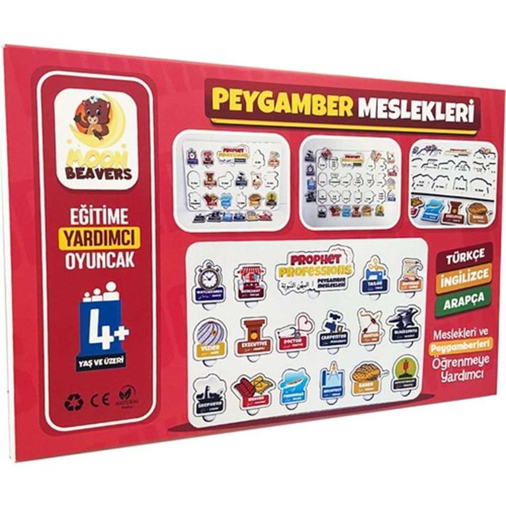 Moon Beavers Peygamber Meslekleri Ahşap Eğitici Oyun