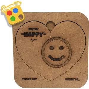 Moon Beavers Emojiler Ahşap Eğitici Oyun