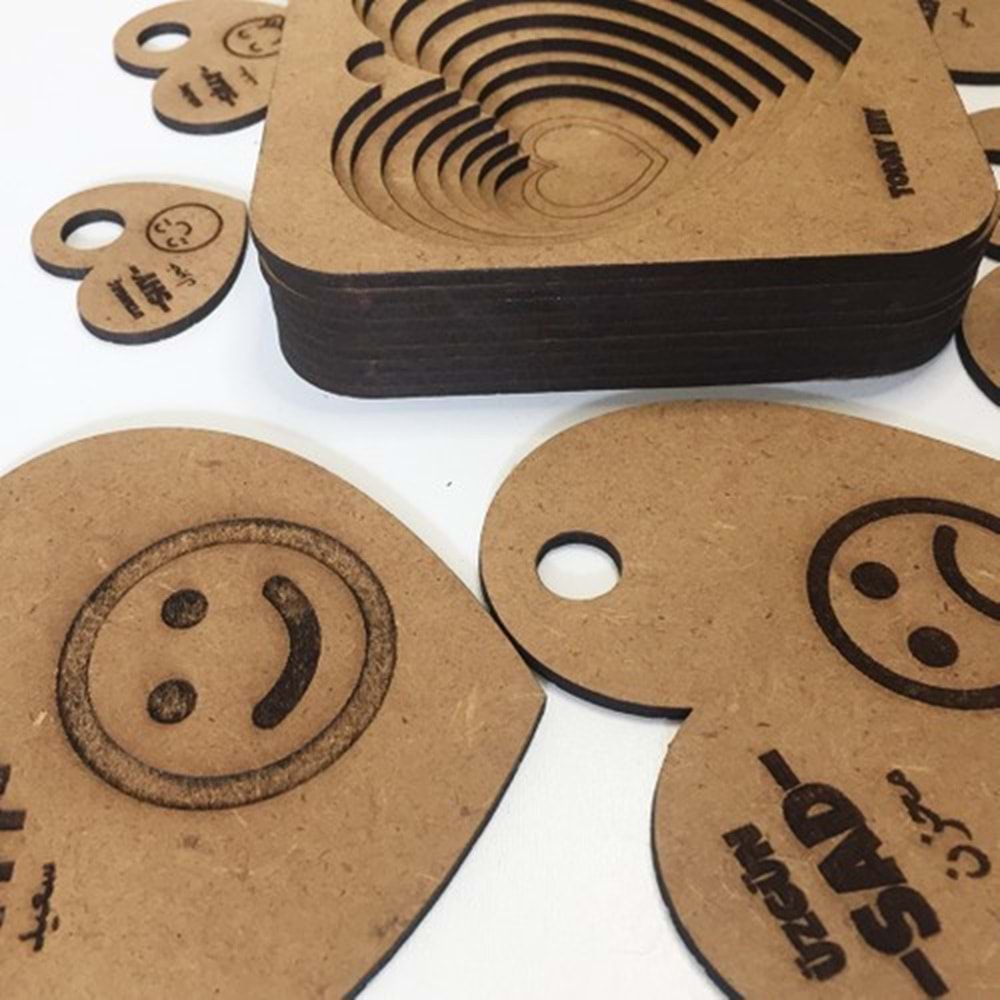 Moon Beavers Emojiler Ahşap Eğitici Oyun